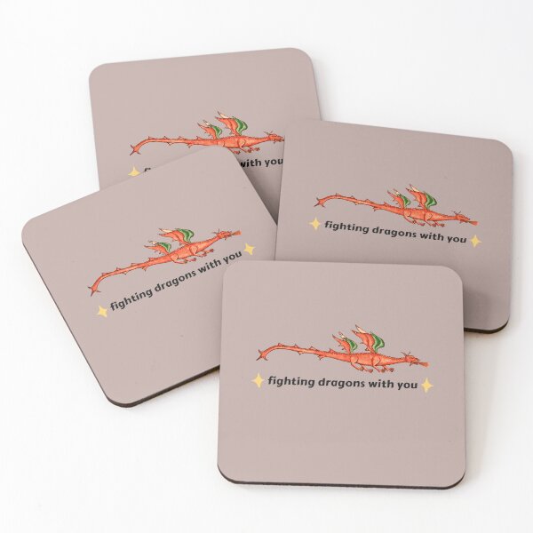 Item preview, Taylor swift - Fighting dragons with you, long live, lyrics, watercolor dragon, Retro Orange Dragon/ orange designed and sold by SoloAutenica.