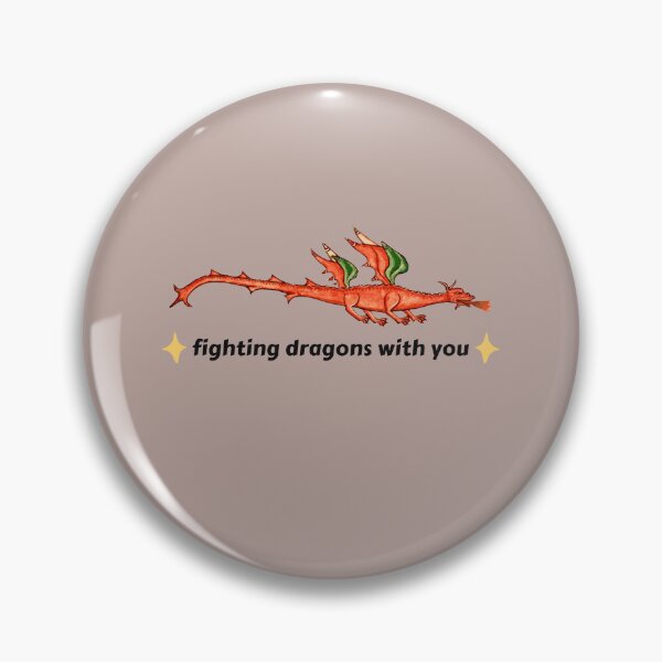 Item preview, Taylor swift - Fighting dragons with you, long live, lyrics, watercolor dragon, Retro Orange Dragon/ orange designed and sold by SoloAutenica.