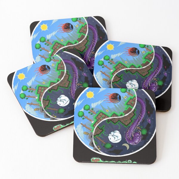 Item preview, Terraria Game Night And Day Horror Design  designed and sold by SCOTFERNA.