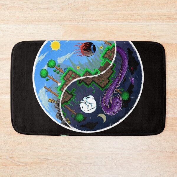 Item preview, Terraria Game Night And Day Horror Design  designed and sold by SCOTFERNA.