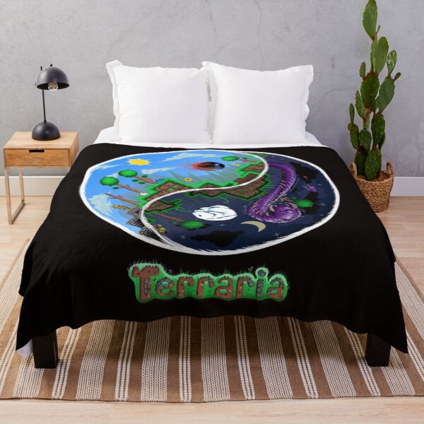Item preview, Terraria Game Night And Day Horror Design  designed and sold by SCOTFERNA.