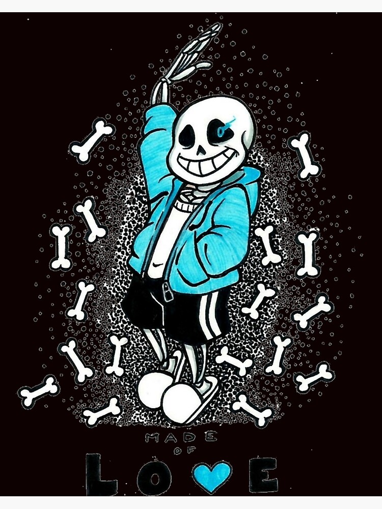 Sans Undertale Art Board Prints for Sale