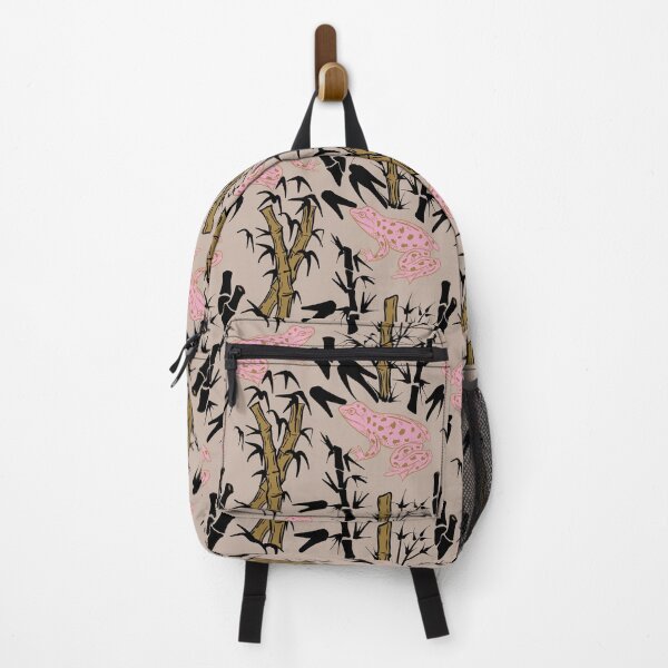 Item preview, Seamless pattern design with bamboo leaves and frog. designed and sold by MilaOkie.