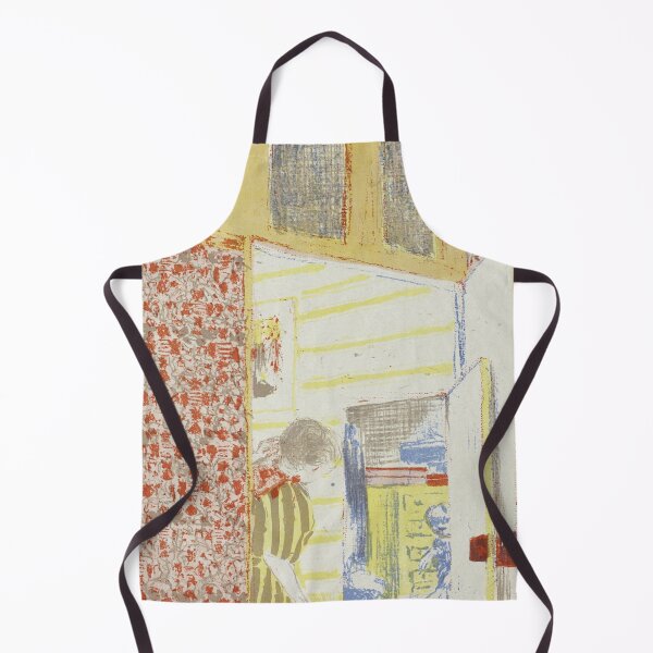 Item preview, Vintage Female Portrait with Floral Pattern Wallpaper in Red and Yellow | P259 designed and sold by Piccolo Fiore Prints.