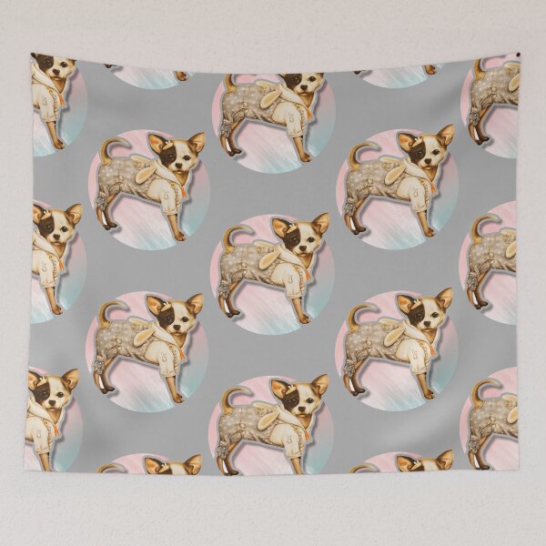 Item preview, Dressed Chihuahua, funny little dog. designed and sold by kellymakis.