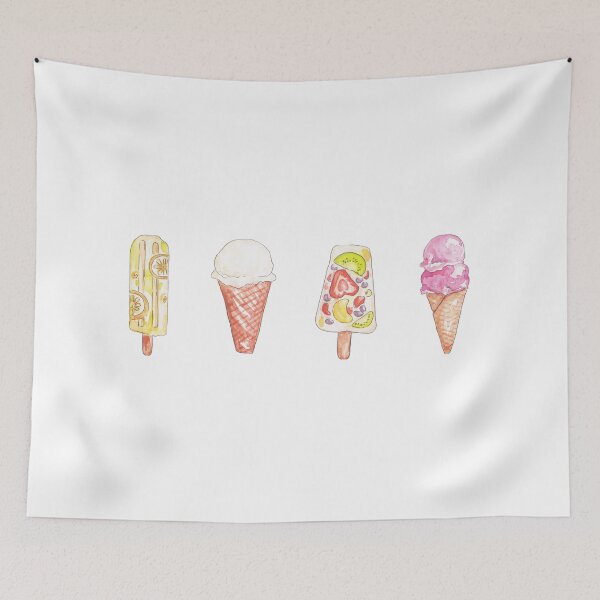 Item preview, Waterpainting of ice cream  designed and sold by KimmmiK.