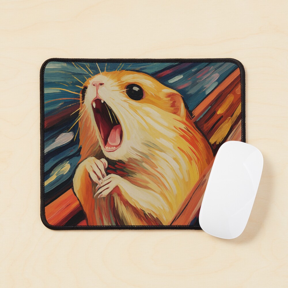 The Scream Hamster, Edvard Munch