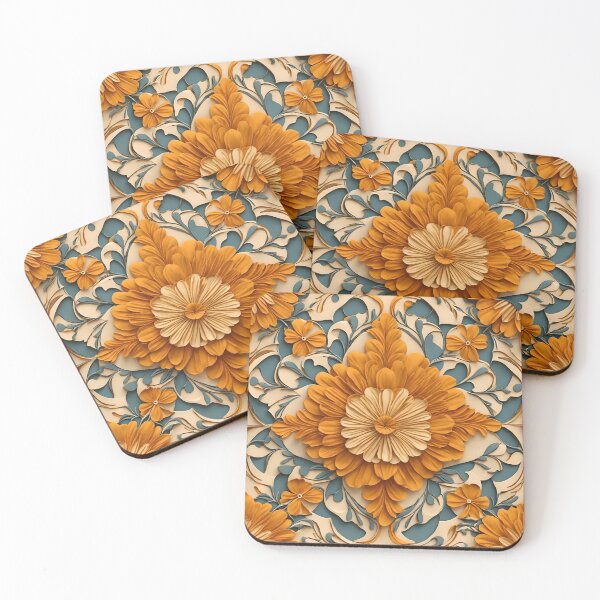 Item preview, Marigold bright and colorful Seamless patterns designed and sold by RocketArtInd.