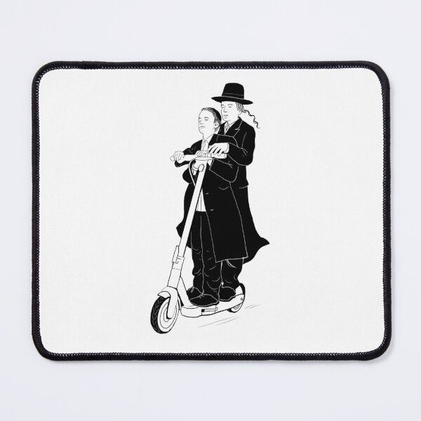Item preview, Jewish boys riding scooter designed and sold by Ekaterina Khozatskaya.