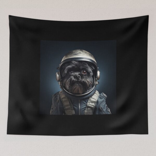Item preview, Astronaut Dog - Affenpinscher designed and sold by Merchgard.