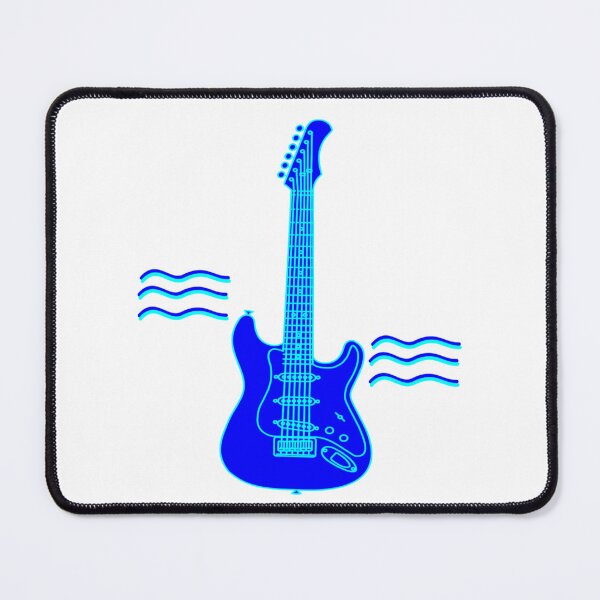 Item preview, Guitar and waves designed and sold by VeganGuitarizm.
