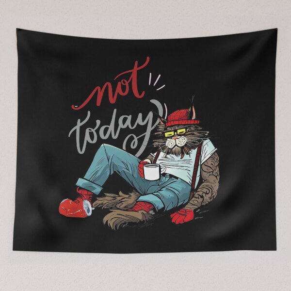 Item preview, Waldkater Maincoon Kater Katzen Cat NOT TODAY designed and sold by gringourmand.
