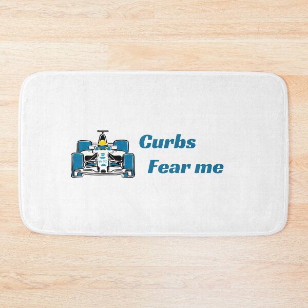 Item preview, Curbs Fear Me Formula Car Meme (White Background) designed and sold by EngineerCreates.