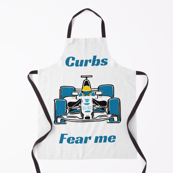 Item preview, Curbs Fear Me Formula Car Meme (White Background) designed and sold by EngineerCreates.