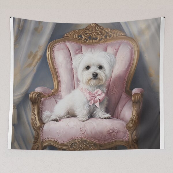 Item preview, Maltese Mischief in Bridgerton Neoclassicism designed and sold by furrypixels.