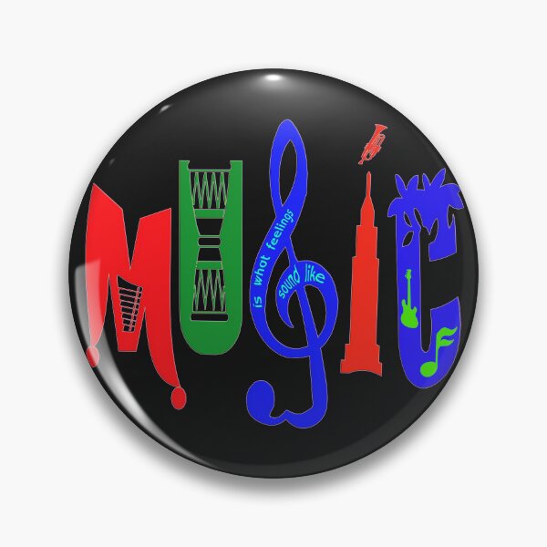 Item preview, MUSIC IS WHAT FEELINGS SOUND LIKE - FUNNY GREAT MUSIC  DEEP LOVE EXPRESSION SLOGAN FOR RELAXING. designed and sold by Ralek.