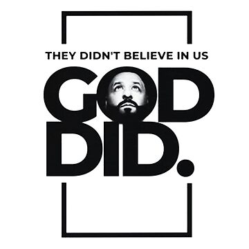 BMXRX DJ Khaled – God Did Canvas Posters Wall Art Bedroom Office