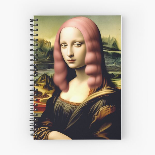 Item preview, Mona Lisa Pink Hair designed and sold by Ujourney.