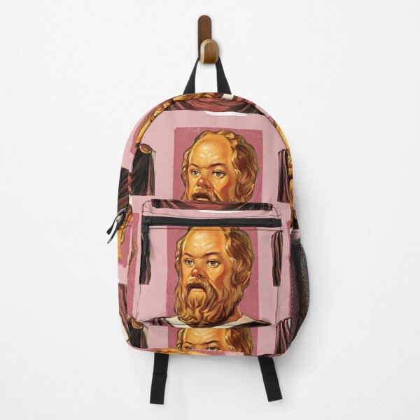 Item preview, Greek Philosopher Socrates - maroon - illustration  designed and sold by Litstoy.