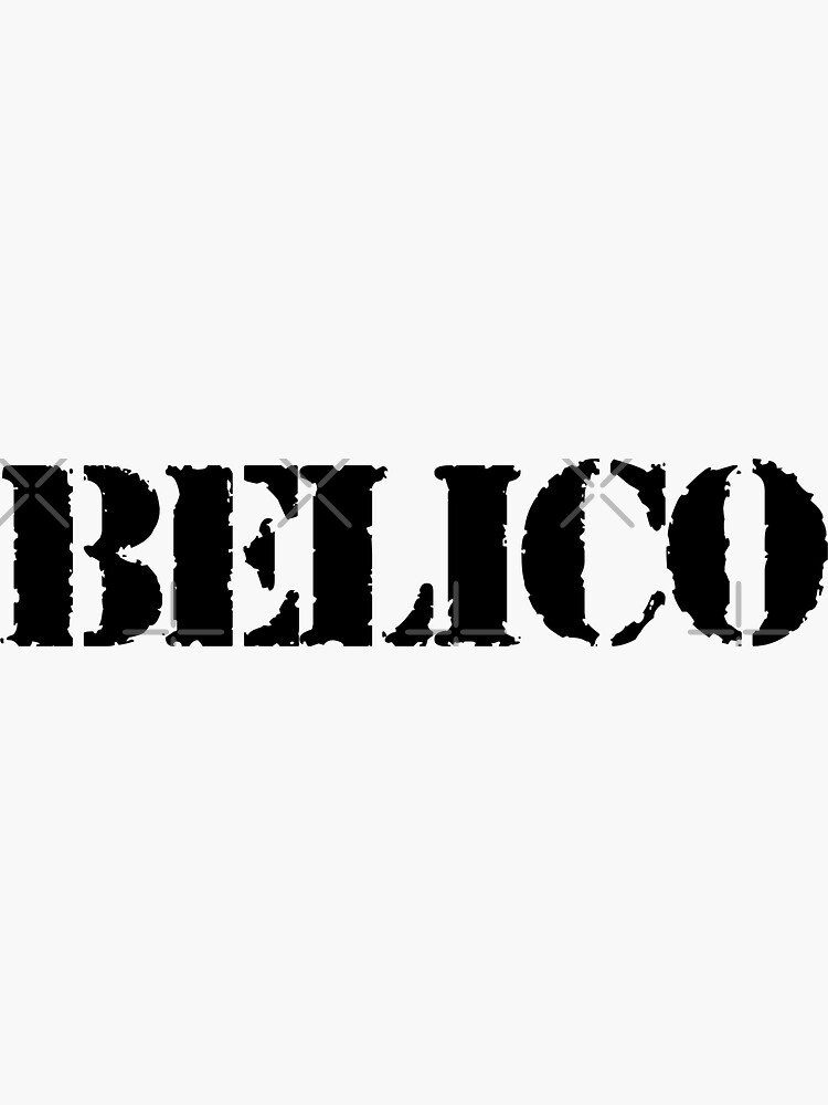 "Belico, Corridos Belicos, Corridos Tumbados" Sticker for Sale by BurnedBoats Redbubble