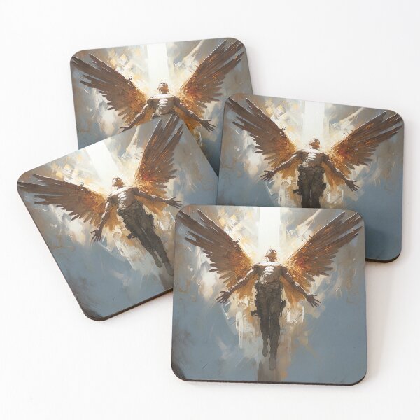 Item preview, The Ascension of Seraph, the Cybernetic Angel designed and sold by AM FineArtPrints.