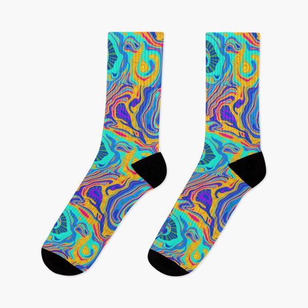 Item preview, Abstract liquified rainbow  designed and sold by ookaiyah.