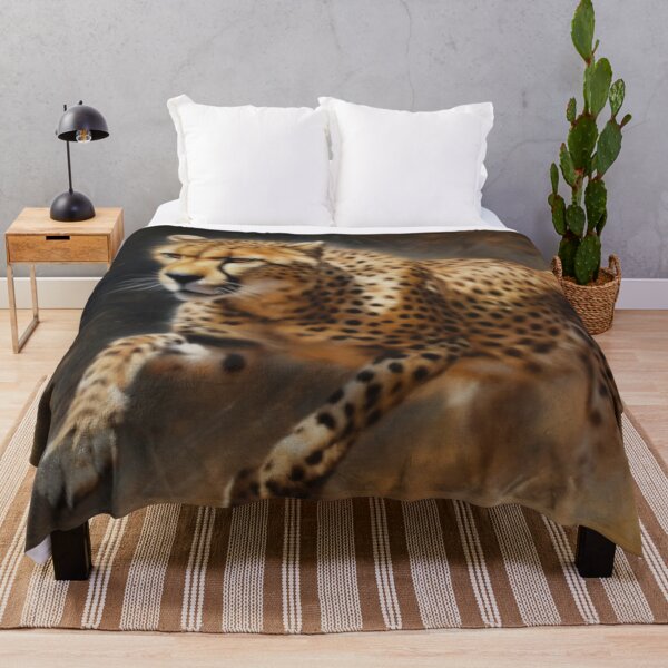 Item preview, Beautiful Oil painting of majestic cheetah designed and sold by SPECTRA005.