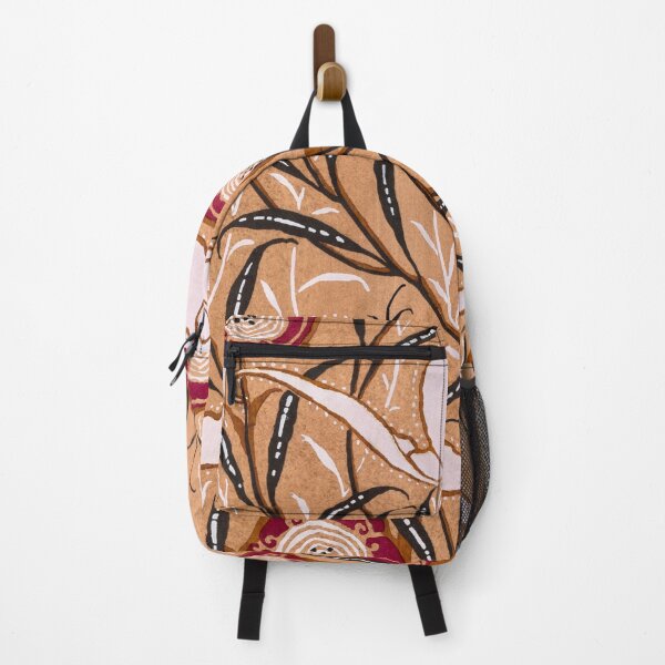 Item preview, Vintage Oriental Art Nouveau Pattern in Peachy Terracotta | P260 designed and sold by Piccolo Fiore Prints.