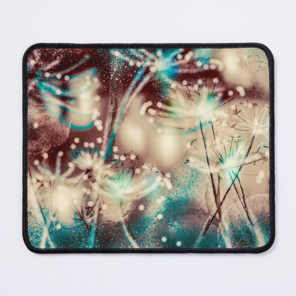 Item preview, Wild flowers, seeds, dandelion clocks, digital stylised print. designed and sold by MouseCatty.