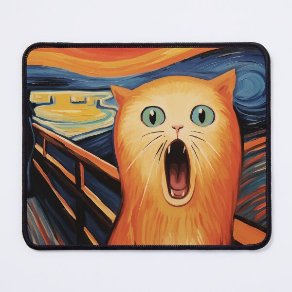 Item preview, The Scream Cat, Edvard Munch designed and sold by Ujourney.
