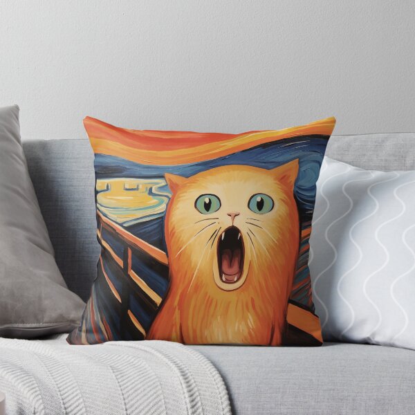 Item preview, The Scream Cat, Edvard Munch designed and sold by Ujourney.