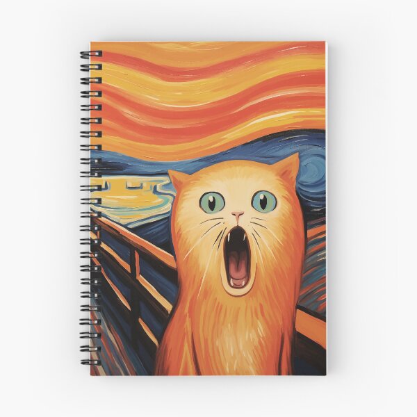Item preview, The Scream Cat, Edvard Munch designed and sold by Ujourney.