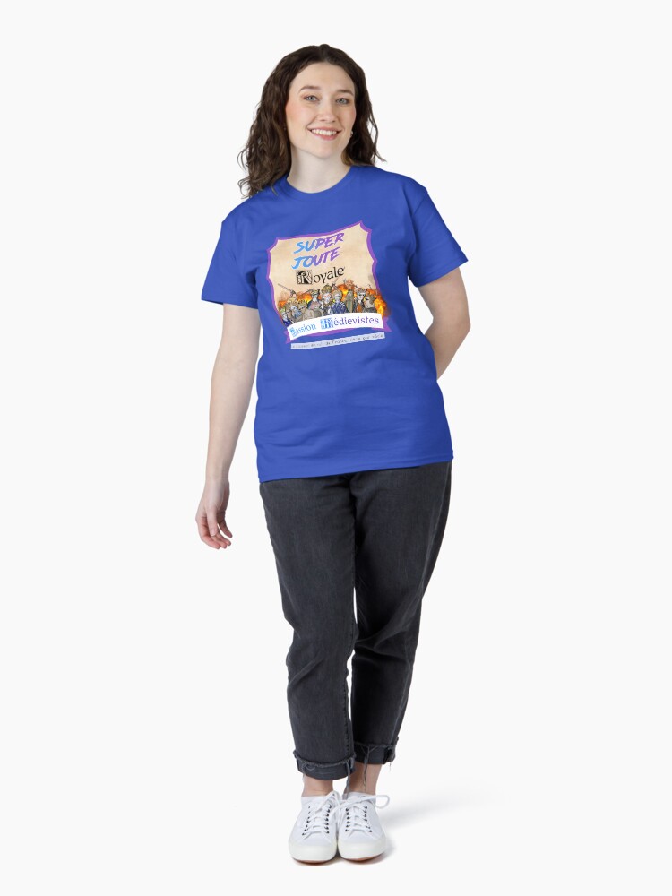 Thumbnail 4 of 7, Classic T-Shirt, Super Joust Royal Scroll designed and sold by PMedievistes.