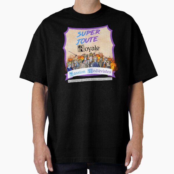 Super Joute Royale parchemin T-shirt oversize