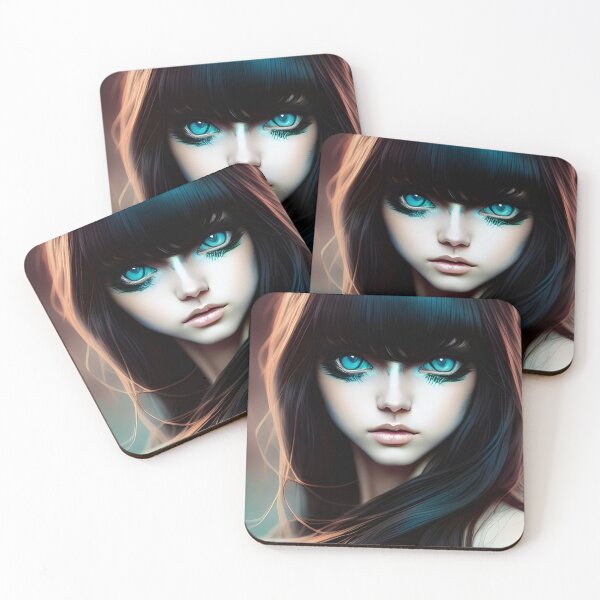 Item preview, I spy with my cat eye - Digital Cat Girl Portrait designed and sold by stine1.