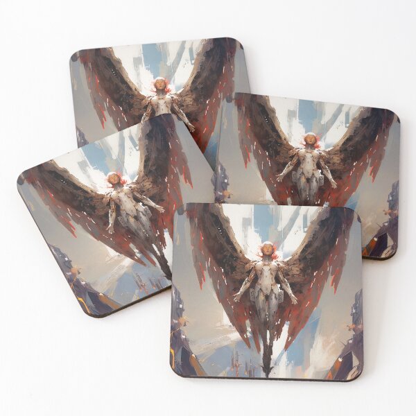 Item preview, The Ascension of Seraph, the Cybernetic Angel designed and sold by AM FineArtPrints.