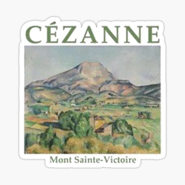Vista previa del artículo con la obra «Paul Cézanne Mont Sainte Victoire», diseñado y vendido por firgamasta.