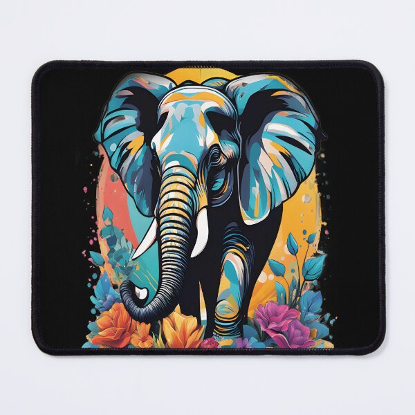 Item preview, Colorful African Elephant designed and sold by al21ex.