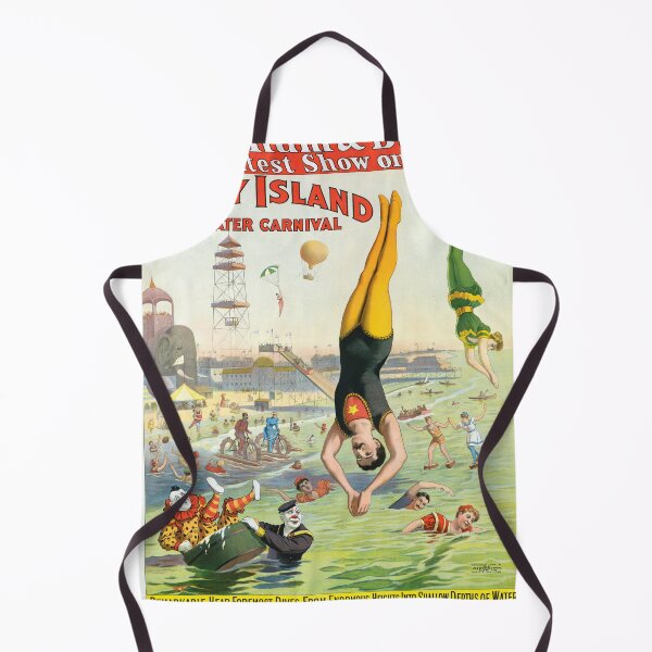 Item preview, STK501816A-Vintage circus poster of The Great Coney Island Water Carnival. designed and sold by StocktrekImages.