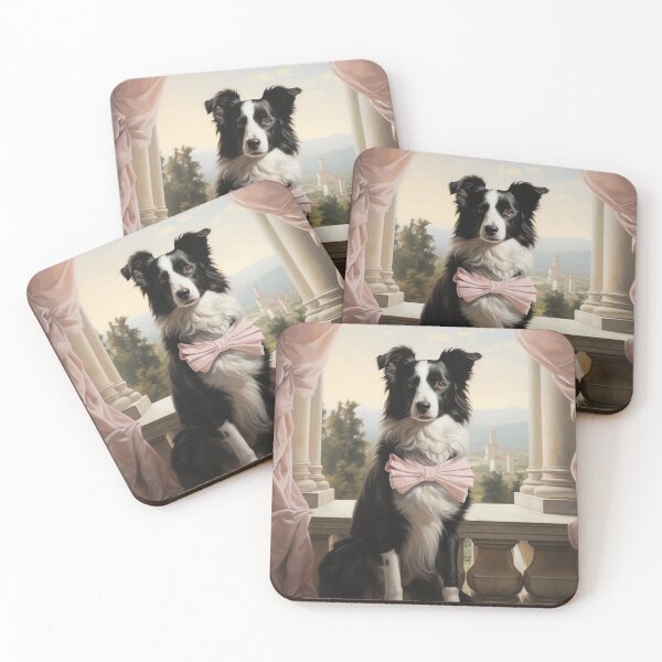 Item preview, Border Collie Bridgerton Neoclassical Portrait designed and sold by furrypixels.