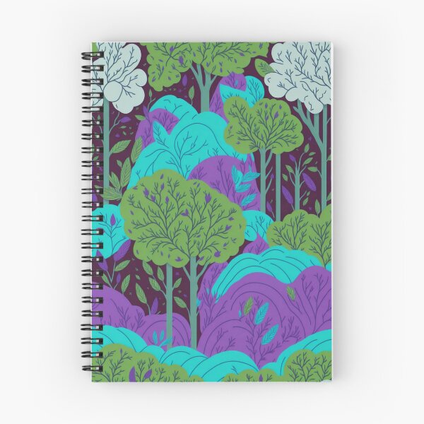 Item preview, Green Rainbow Forest Trees Pattern designed and sold by druidwolfart.
