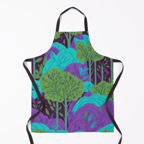 Item preview, Green Rainbow Forest Trees Pattern designed and sold by druidwolfart.