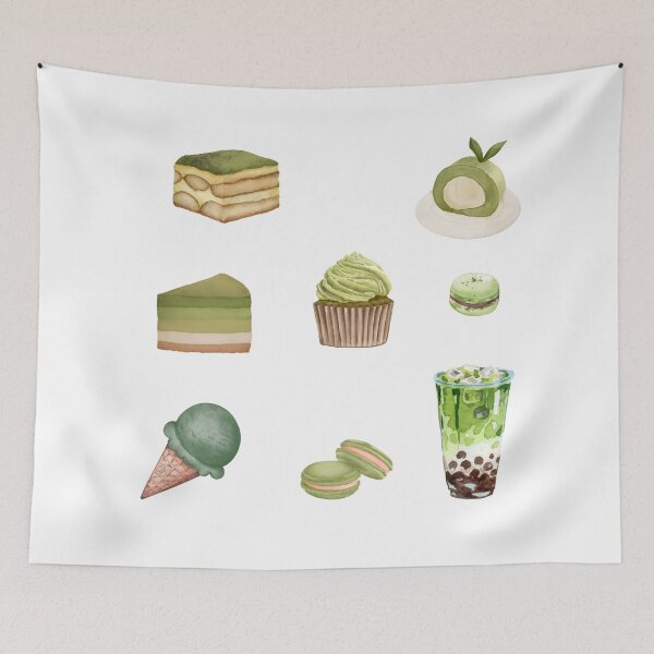 Item preview, Matcha dessert set  designed and sold by KimmmiK.