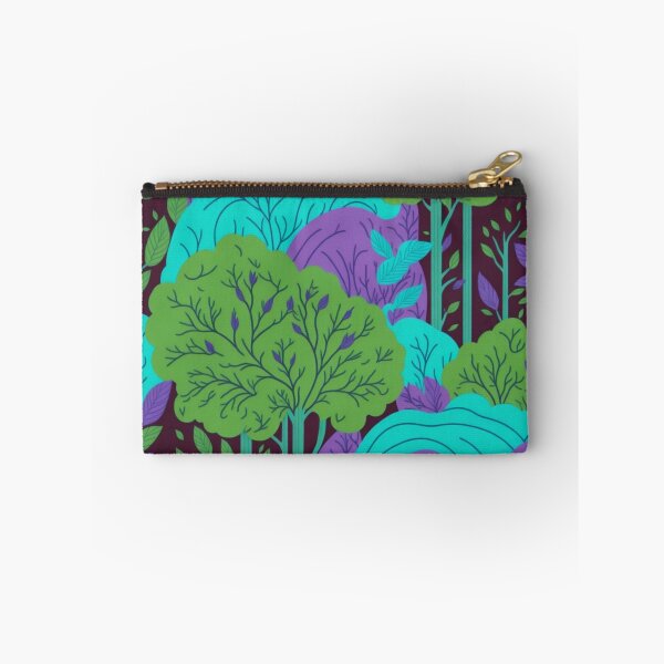Item preview, Green Rainbow Forest Trees Pattern designed and sold by druidwolfart.