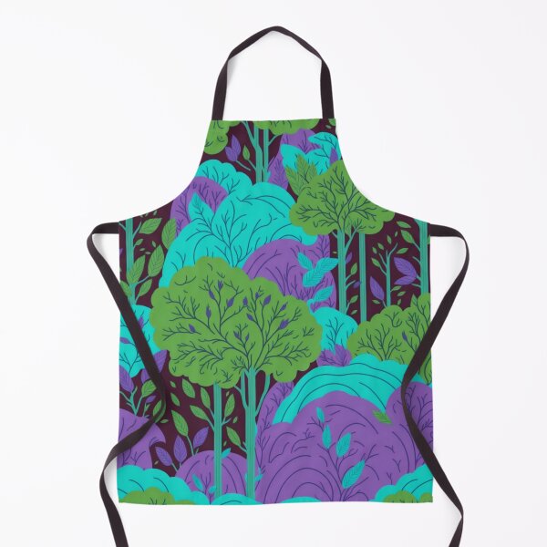 Item preview, Green Rainbow Forest Trees Pattern designed and sold by druidwolfart.