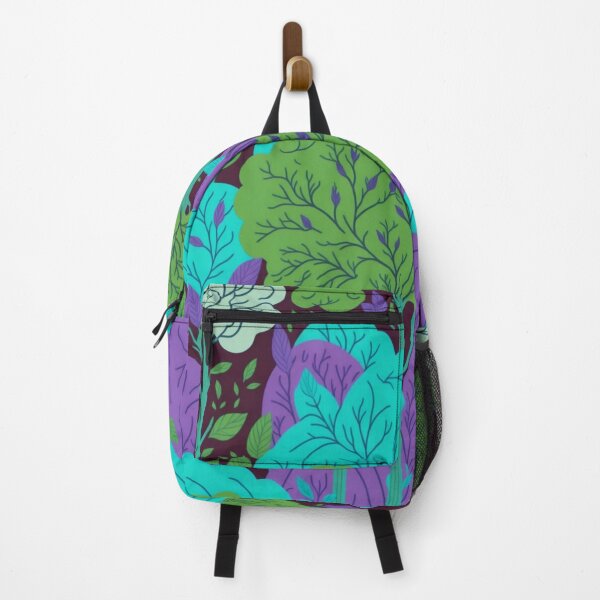 Item preview, Green Rainbow Forest Trees Pattern designed and sold by druidwolfart.