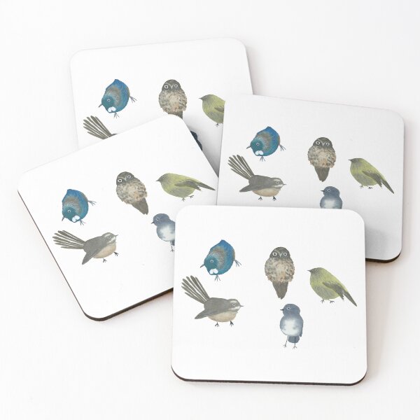 Item preview, New Zealand birds | Ngā manu ō Aotearoa  designed and sold by aquarellebear.