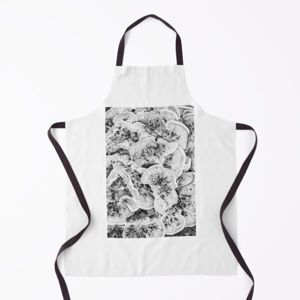 Item preview, mushroom group, giant mushroom, giant polypore in black and white designed and sold by Ingo Gerlach.