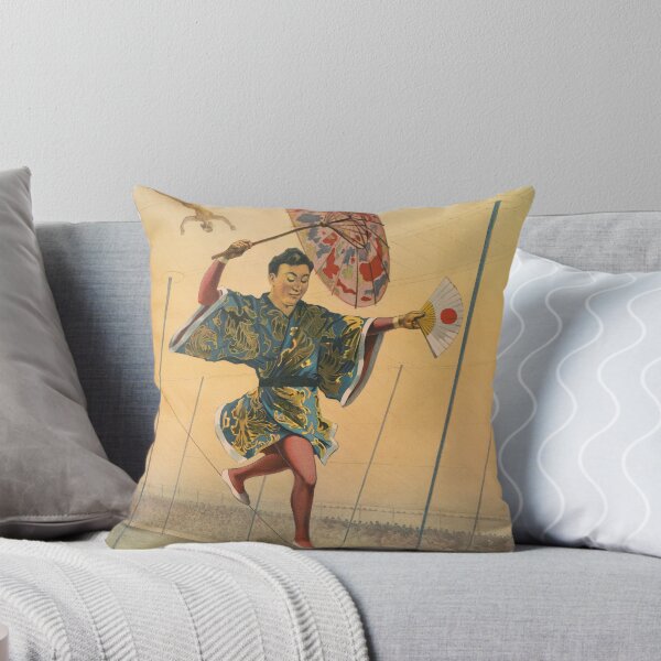 Item preview, STK501820A-Vintage circus poster showing a Japanese tight-rope. designed and sold by StocktrekImages.