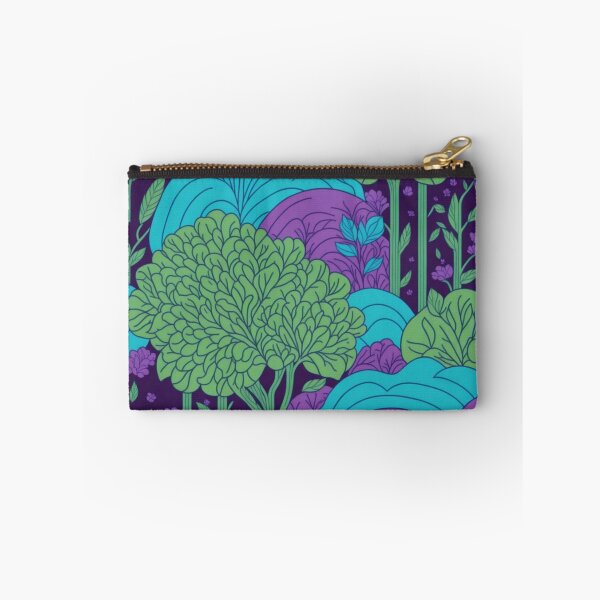 Item preview, Green Rainbow Forest Trees Floral Pattern designed and sold by druidwolfart.